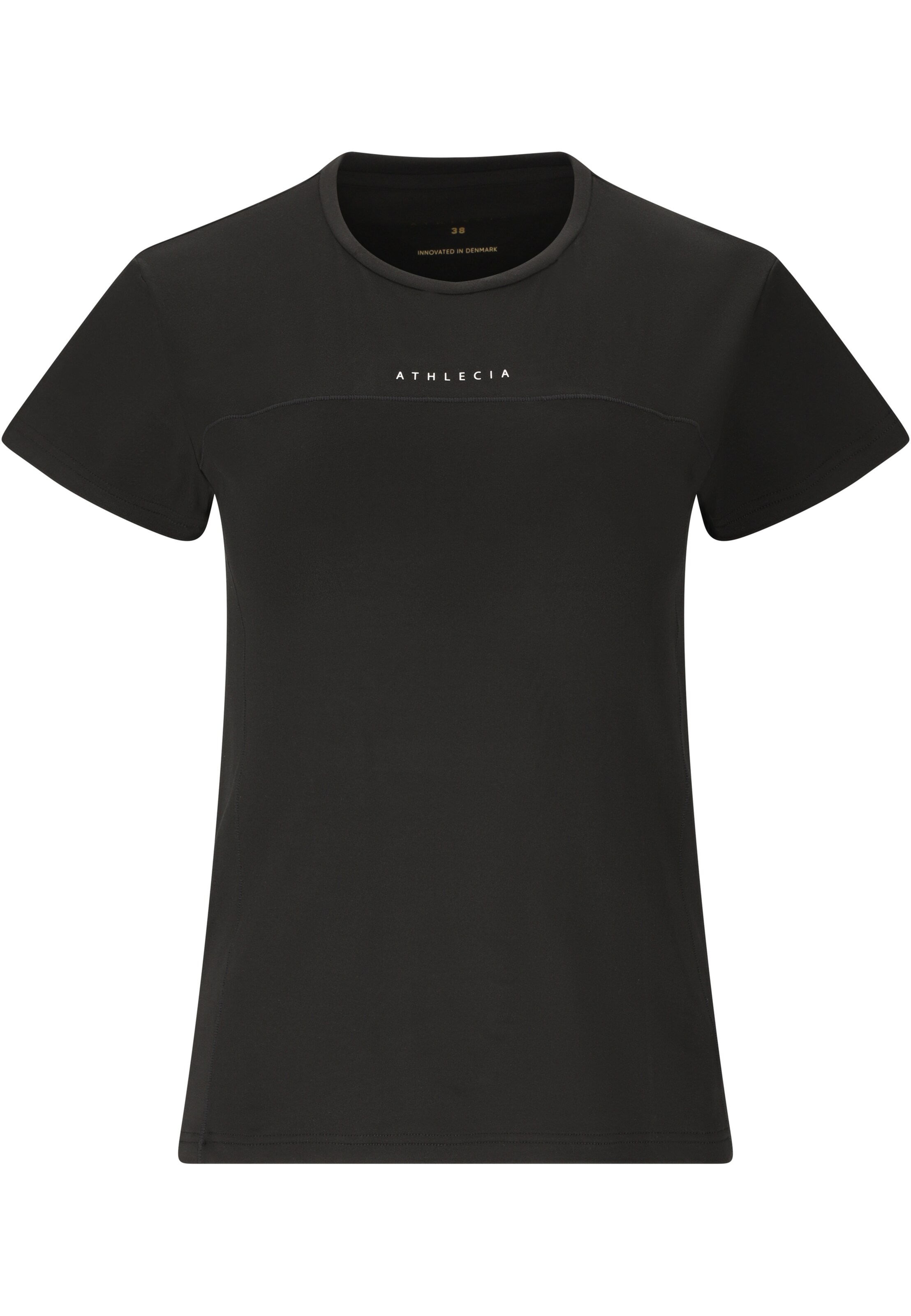 Athlecia Functioneel shirt 'Lonny' in Zwart: voorkant
