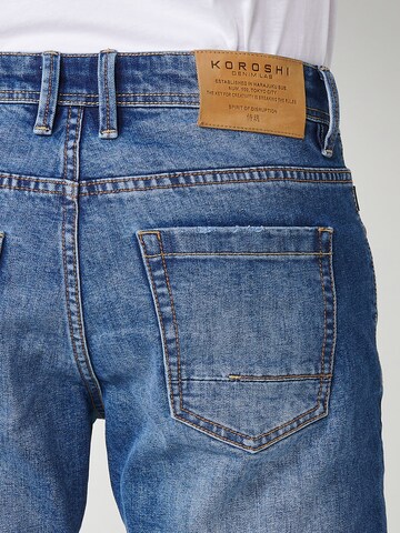 KOROSHI Regular Jeans in Blue