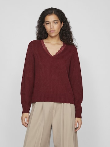 VILA Sweater 'Lou' in Red: front