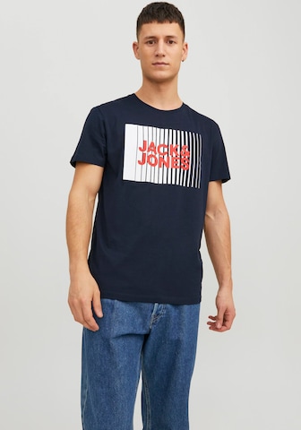 JACK & JONES Футболка 'JJECorp' в Синий: спереди