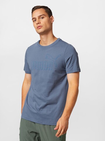 T-Shirt fonctionnel PUMA en bleu : devant