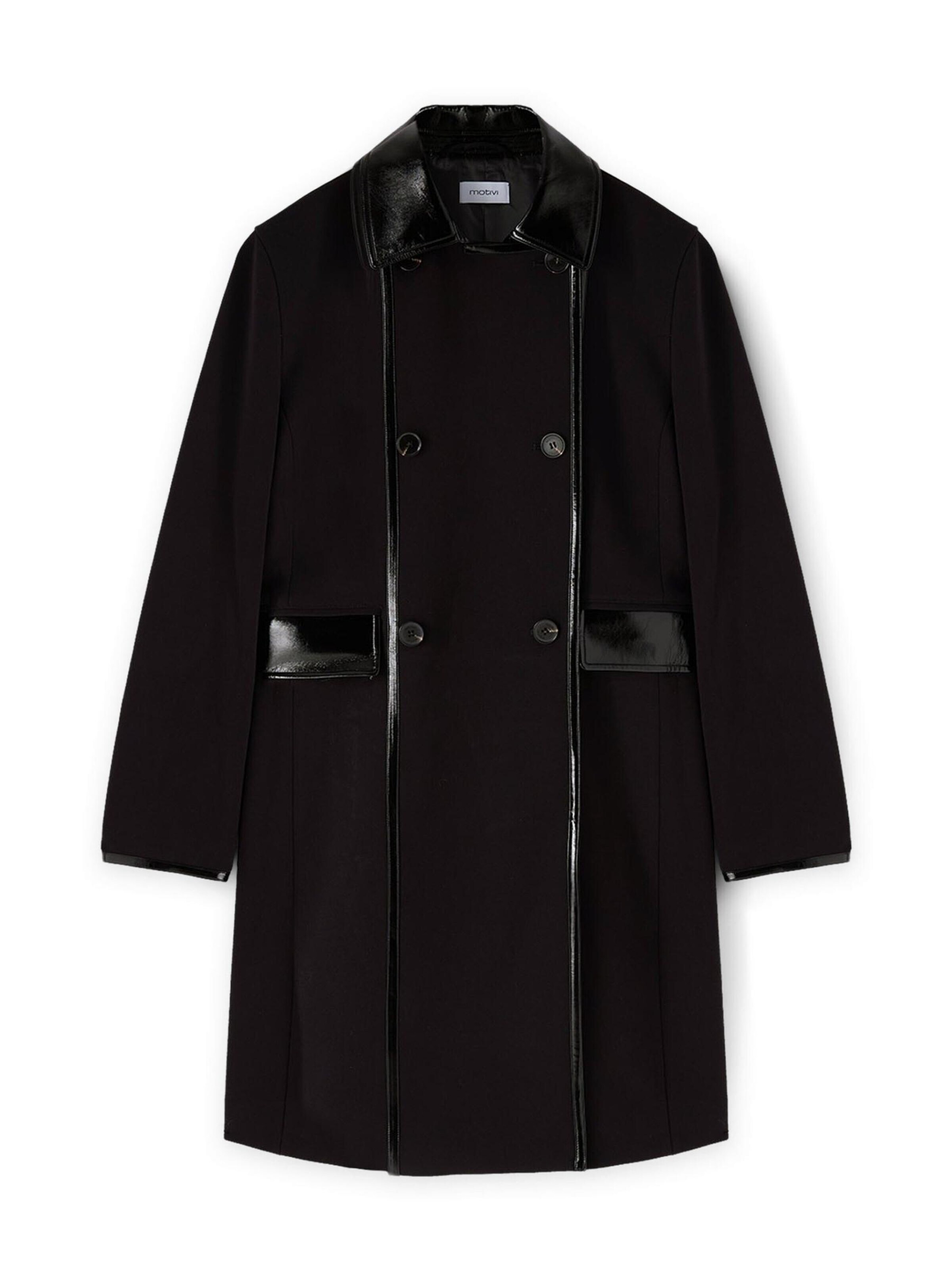 MOTIVI - Abrigo de invierno en negro: frente
