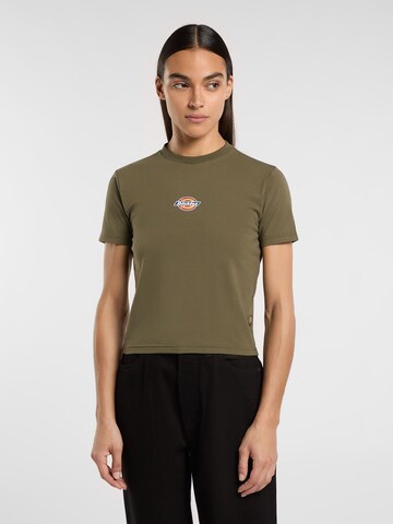 DICKIES - Camiseta 'MAPLE VALLEY' en verde: frente
