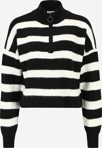 Noisy May Tall Sweater 'NEW ALICE' in Black: front