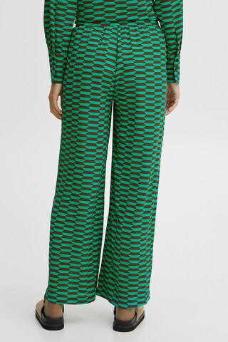 ICHI Regular Pants 'Sinette' in Green