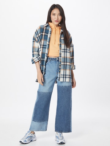 Monki Wide leg Τζιν σε μπλε