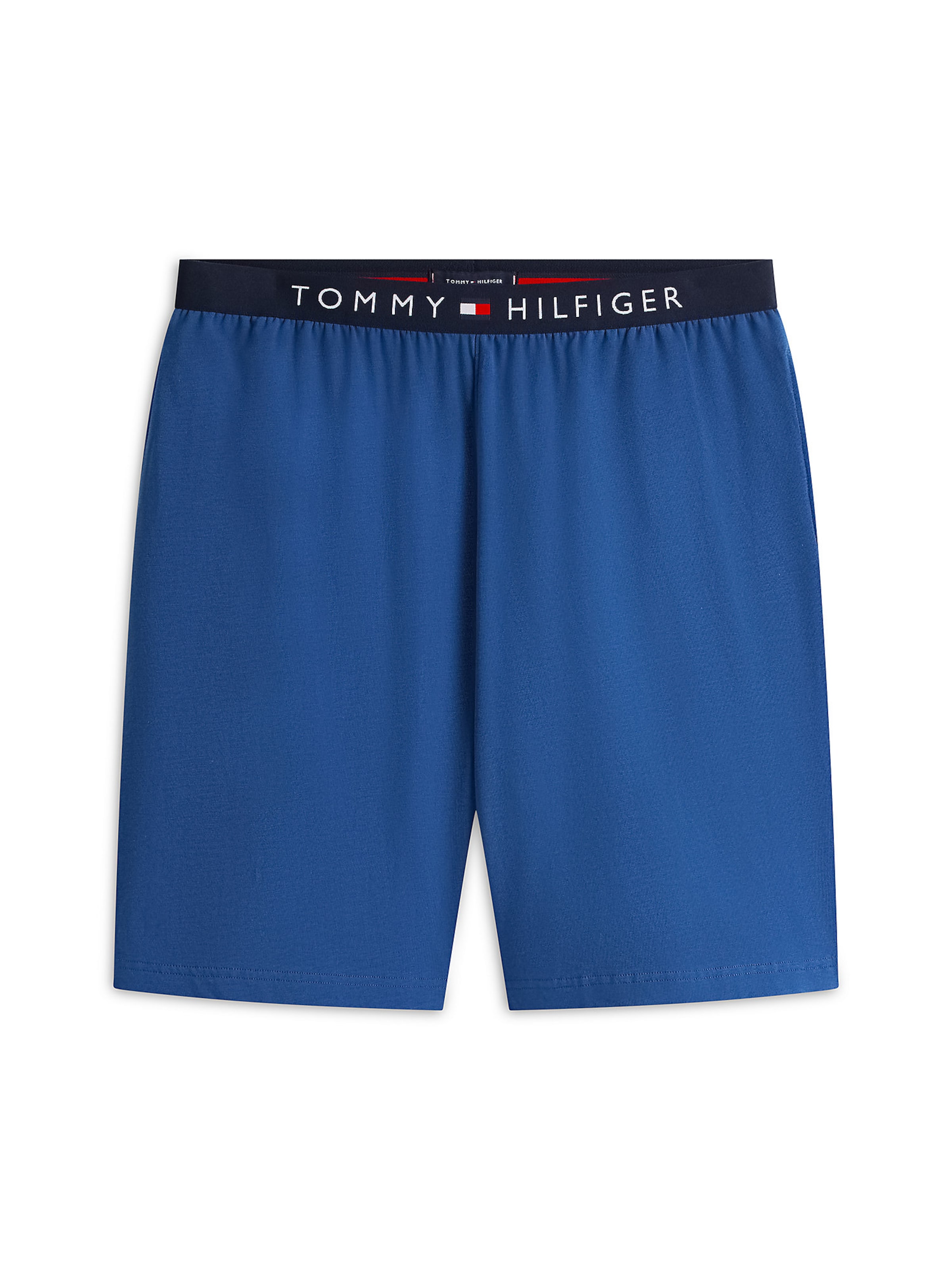 TOMMY HILFIGER Pyjamabroek in Blauw: voorkant