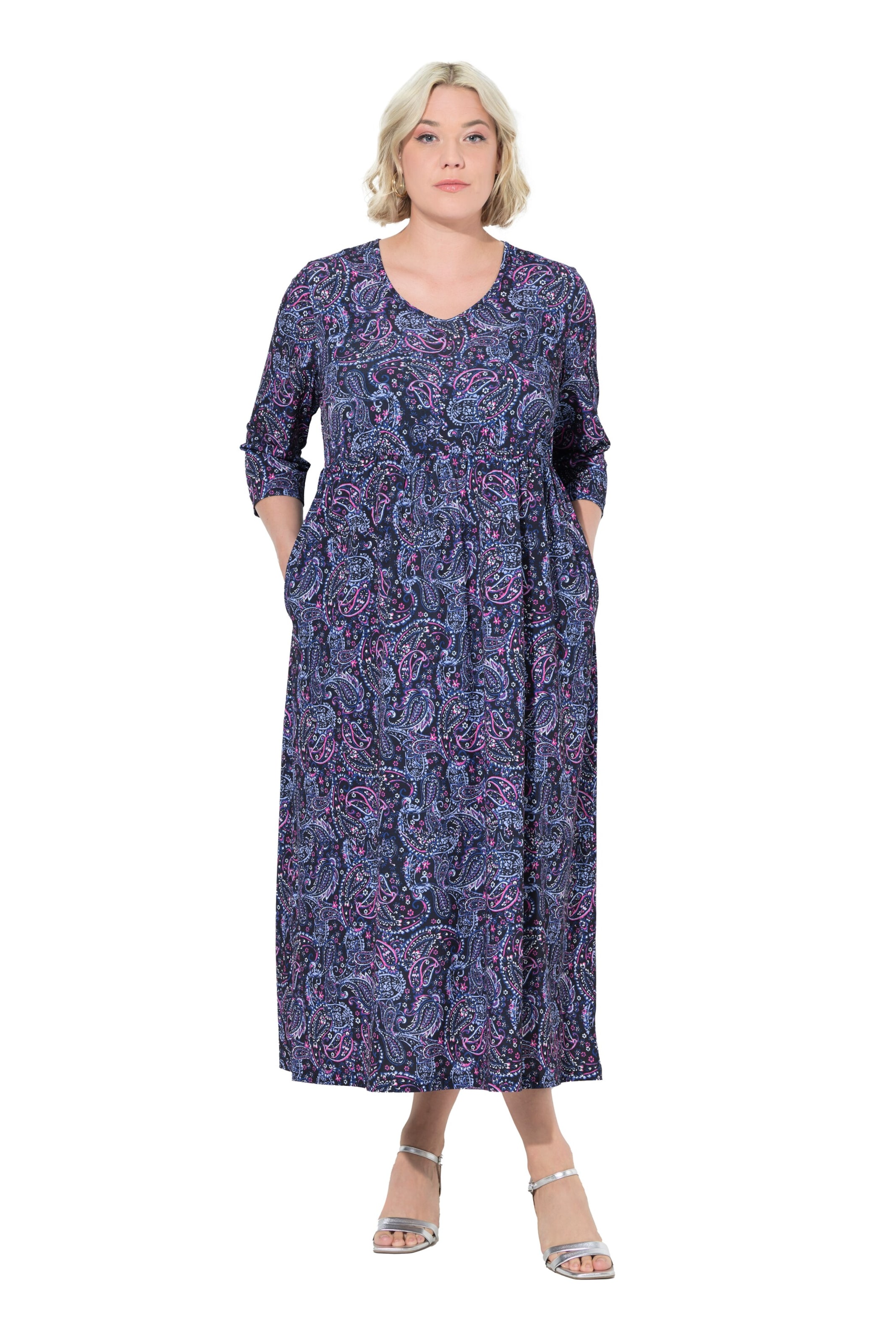 Ulla Popken Kleid in Lila: Vorderseite