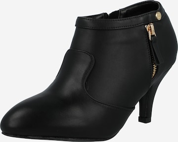 Wallis Ankelboots 'Annabelle' i svart: framsida