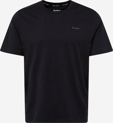 T-Shirt 'CONNOR' Pepe Jeans en noir : devant