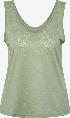 Hummel Top 'MT LIGHT BURNOUT' in Green: front