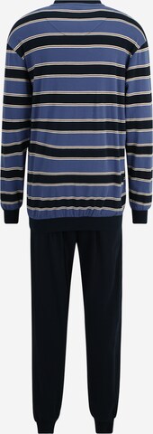 SCHIESSER Long Pajamas in Blue