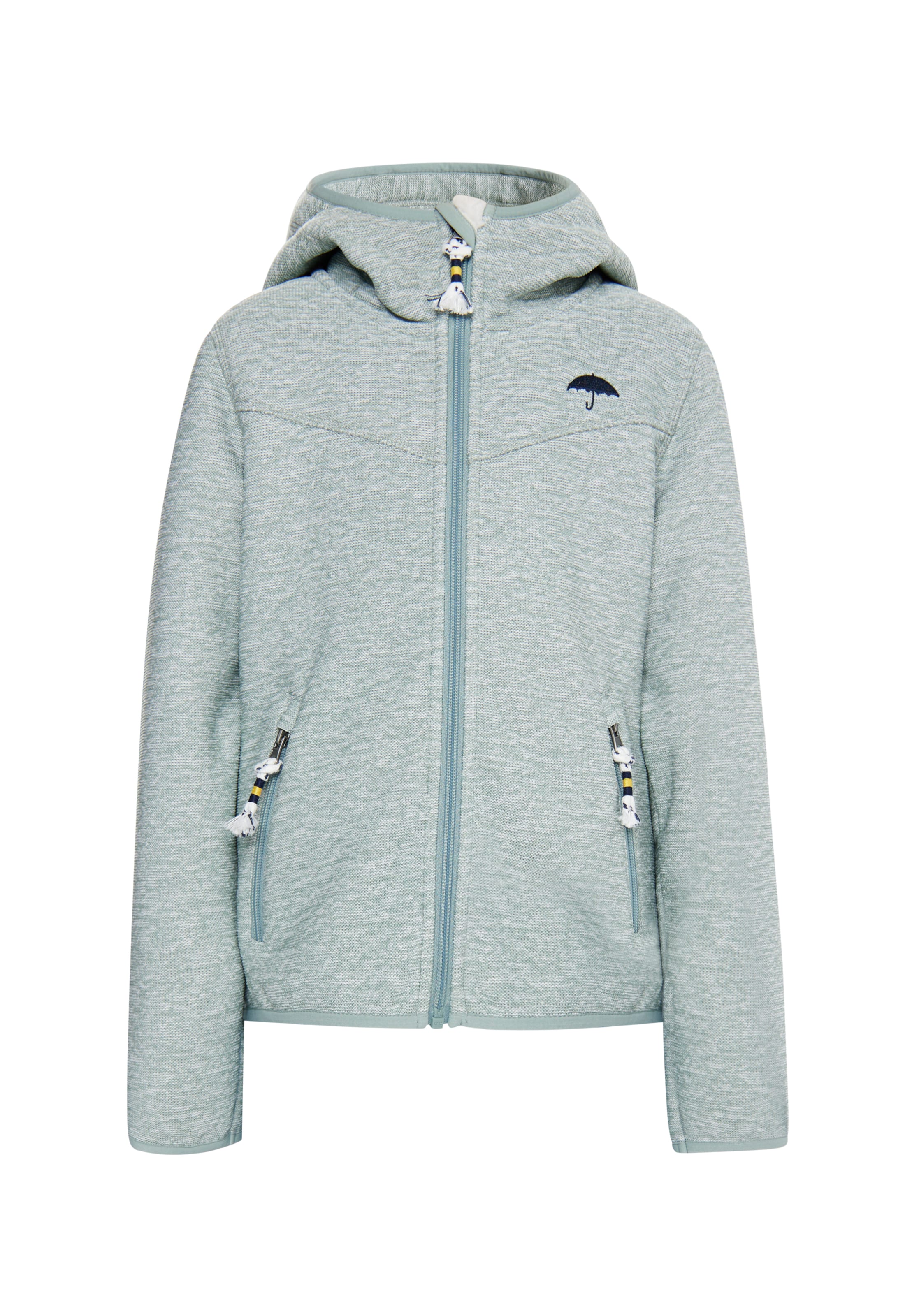 Schmuddelwedda Fleecejakke 'Rabine' i grøn: forside