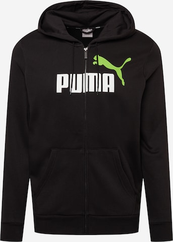 PUMA Sweatshirt 'Essentials' in Schwarz: front