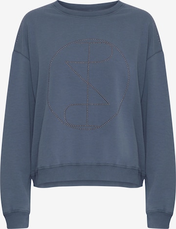 PULZ Jeans Sweatshirt 'Mallie' in Blau: Vorderseite