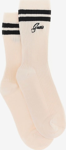 GUESS Socks in Pink: front