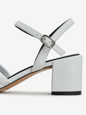 CESARE GASPARI Sandals in White