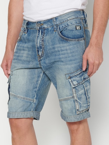 KOROSHI Regular Jeans in Blauw: voorkant