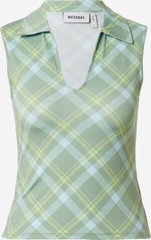 WEEKDAY Top 'Phoebe' in Green: front