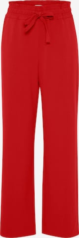Regular Pantalon b.young en rouge : devant