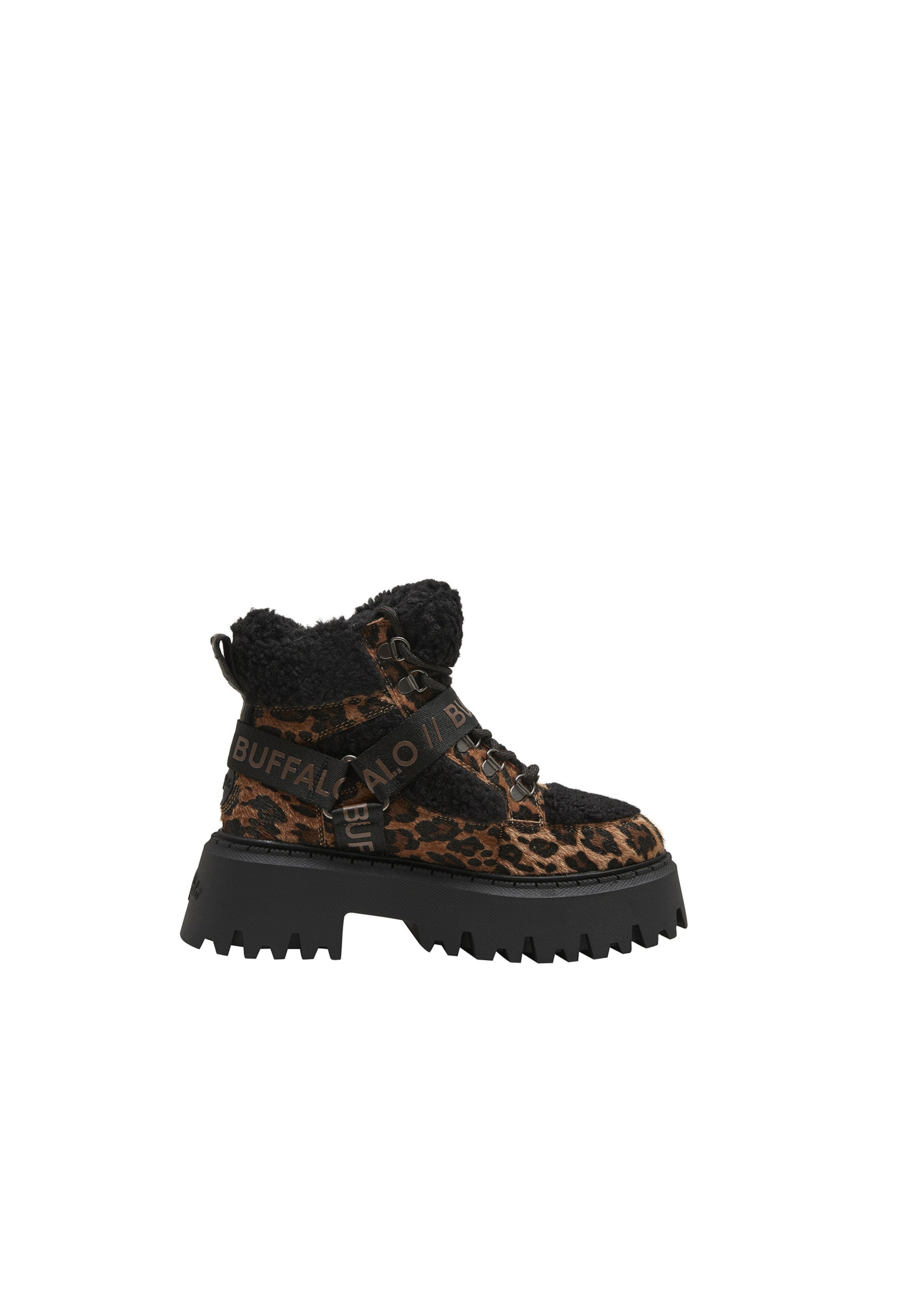 Bottines à lacets 'Aspen' BUFFALO en marron