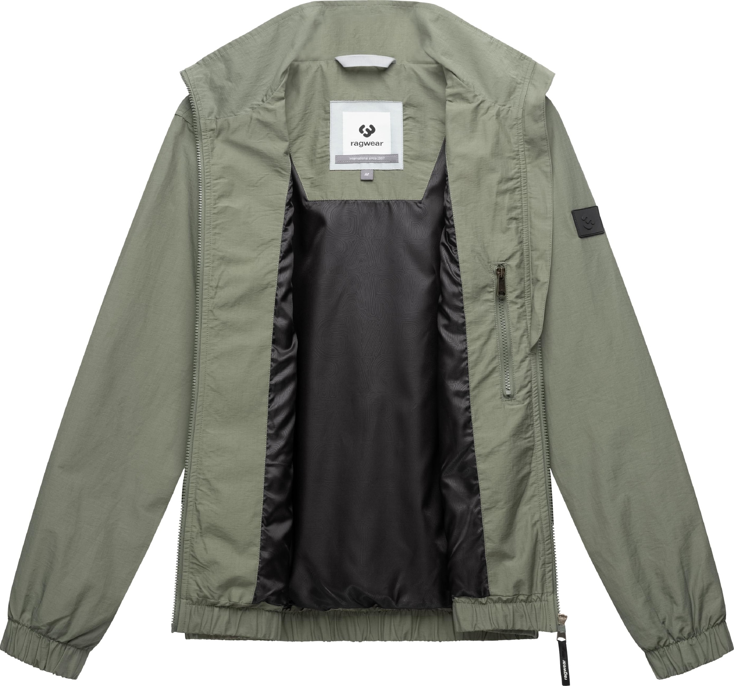 Geacă de primăvară-toamnă 'Holdeon' de la Ragwear pe verde