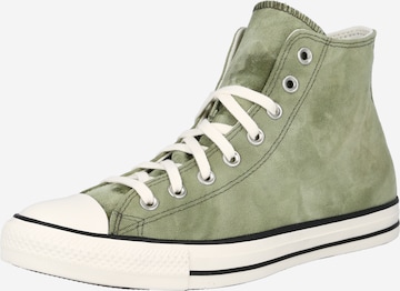 CONVERSE - Sapatilhas altas 'Chuck Taylor All Star' em verde: frente