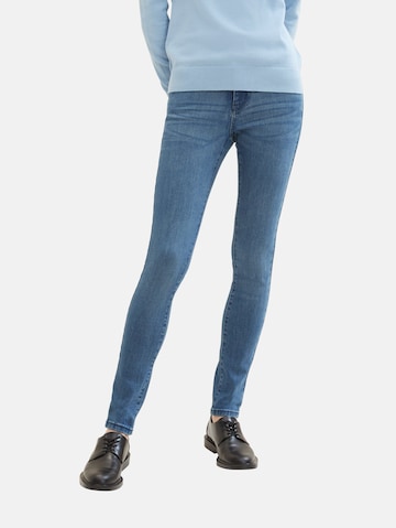 TOM TAILOR Skinny Jeans 'Alexa' in Blauw: voorkant