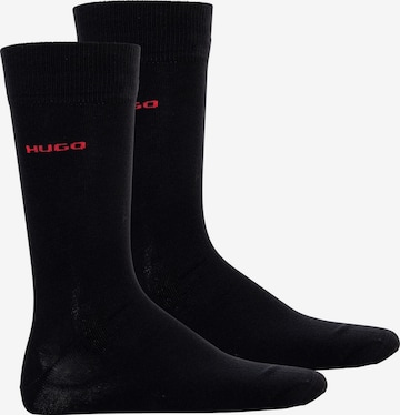 HUGO Red Socks in Black