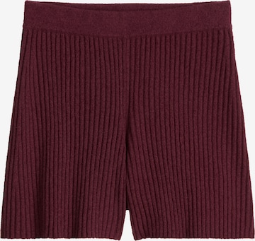 Coupe slim Pantalon Marc O'Polo DENIM en rouge : devant