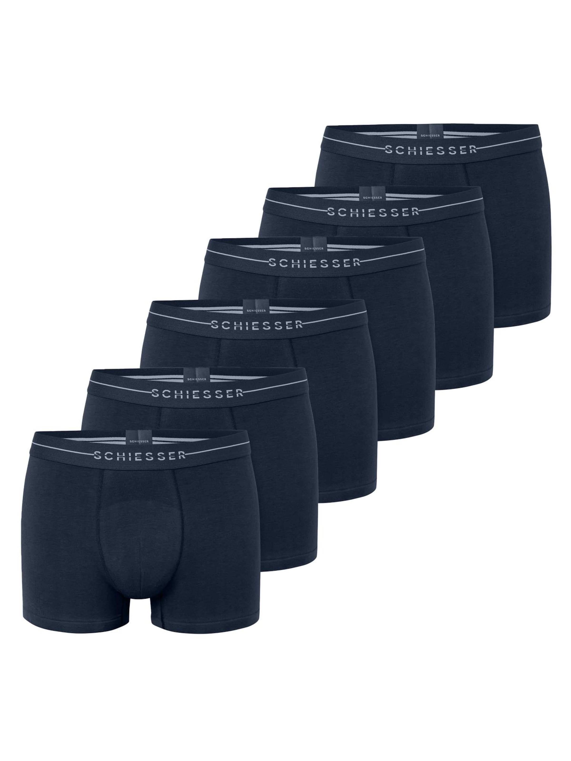 SCHIESSER Boxer shorts 'Cotton Flex' in Blue: front