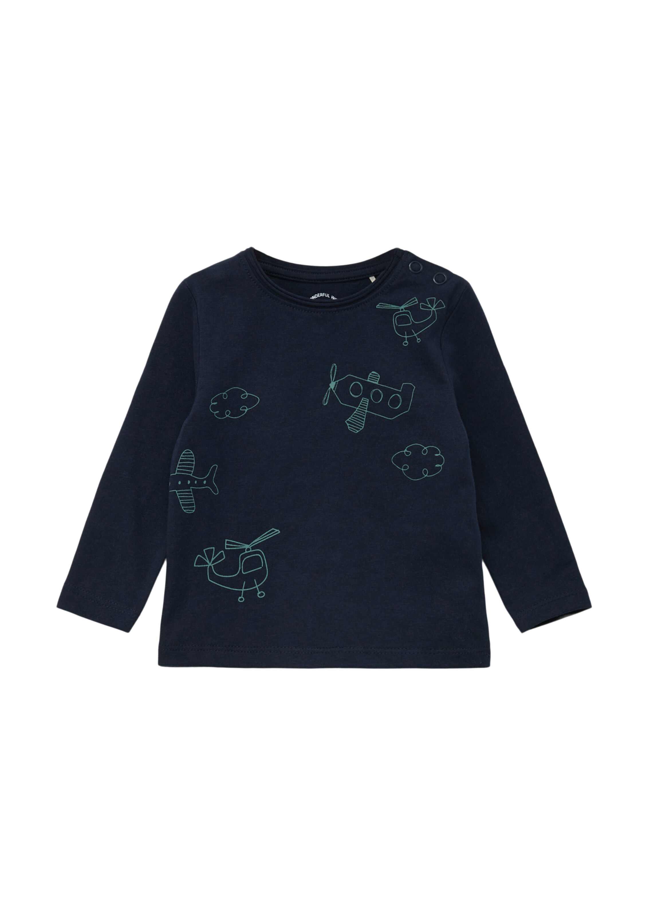 s.Oliver Shirt in Blue: front