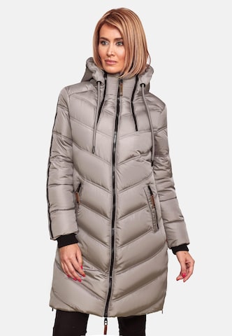 MARIKOO Winter Coat 'Armasa' in Grey