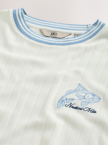 Next Shirt 'Ringer' in White