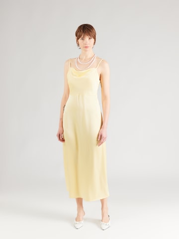 ONLY Koktejl obleka 'ONLHimi' | rumena barva: sprednja stran