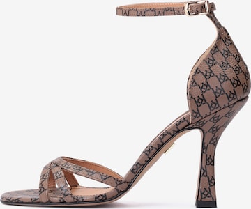 Kazar Sandals in Brown: front