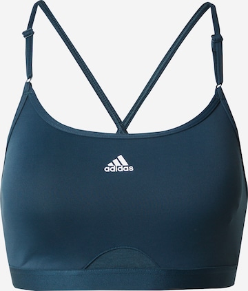 Soutien-gorge de sport ADIDAS SPORTSWEAR en bleu : devant