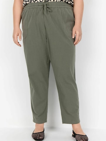 Regular Pantalon 'Erica' Wasabi Concept en gris : devant