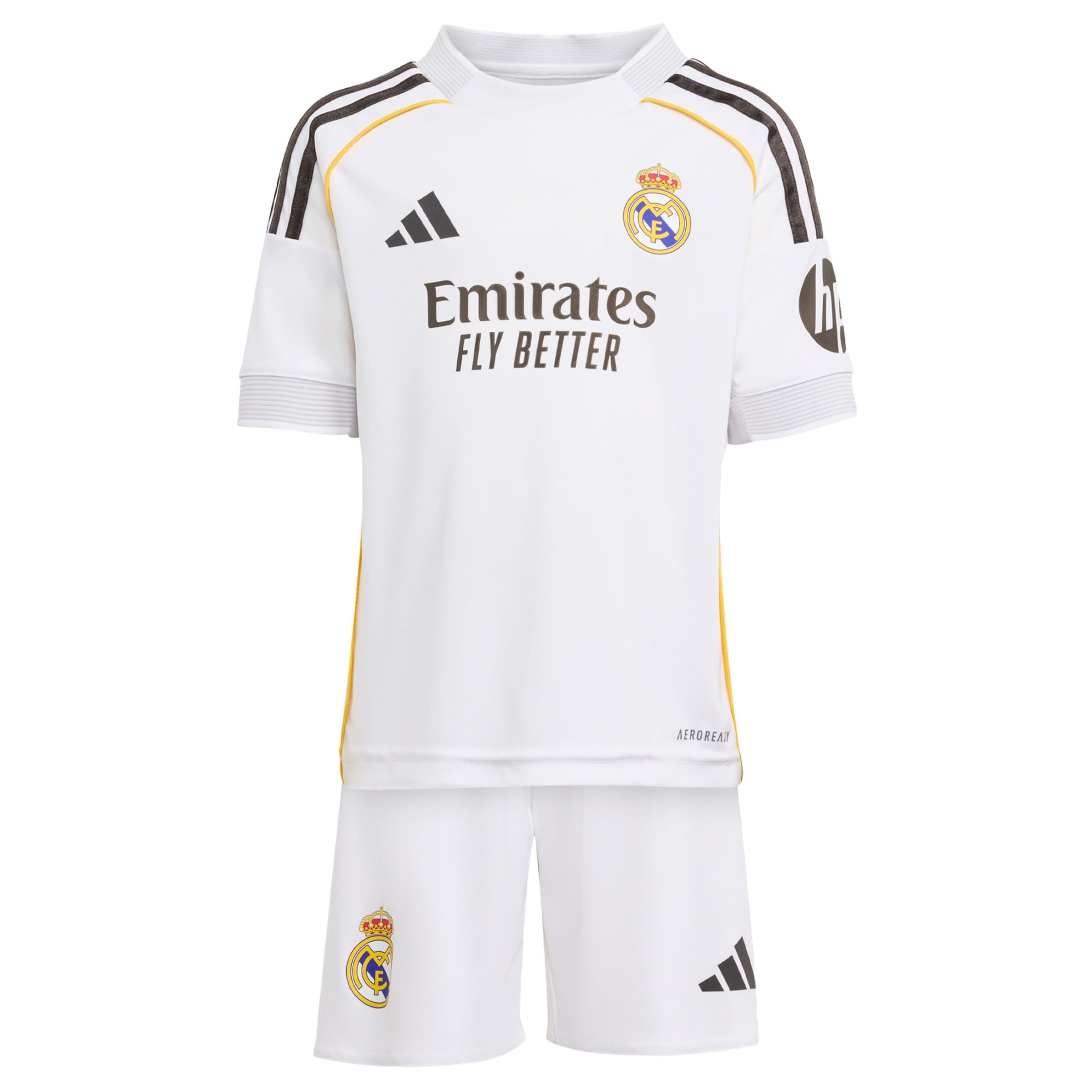 Completo per l'allenamento 'Real Madrid 25/26 Heim' di ADIDAS PERFORMANCE in bianco: frontale