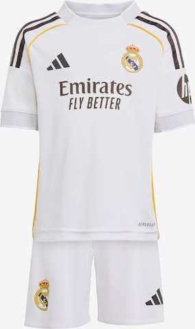 ADIDAS PERFORMANCE Tracksuit 'Real Madrid 25/26 Heim' in White: front