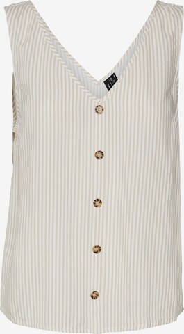 VERO MODA Bluse 'BUMPY' i hvid: forside