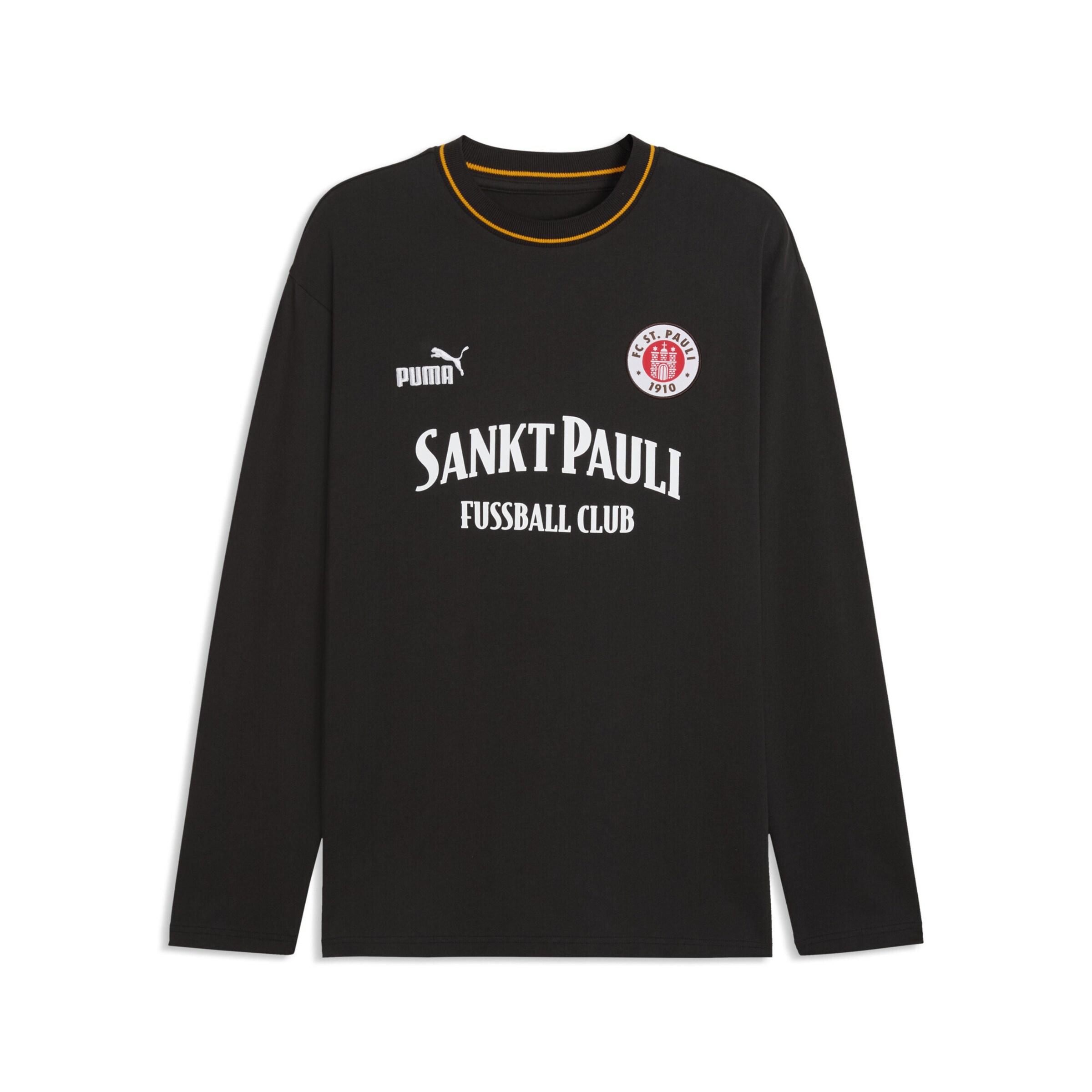 PUMA Functioneel shirt 'FC St. Pauli' in Zwart: voorkant