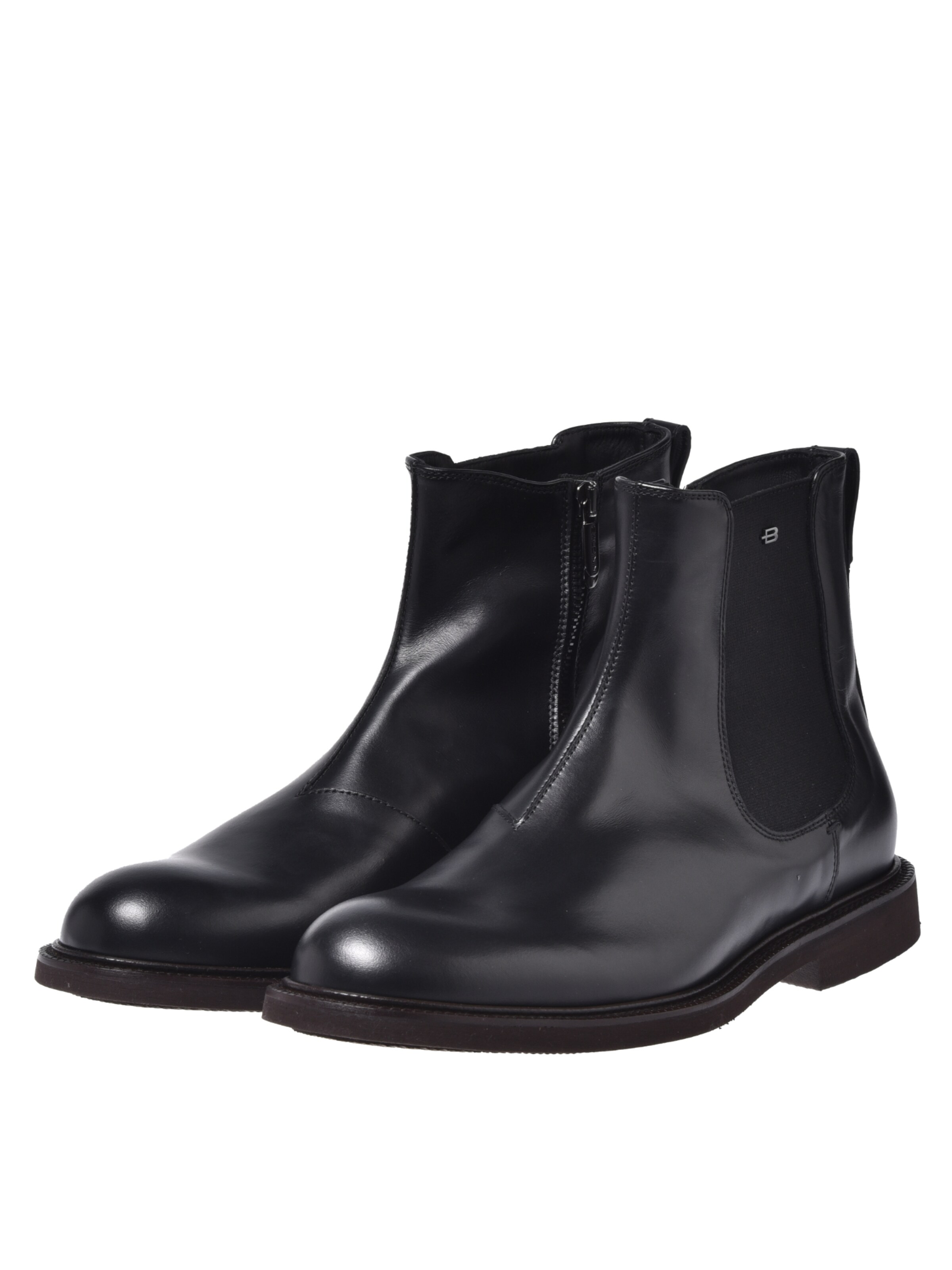 BALDININI Enkellaarsjes in Zwart