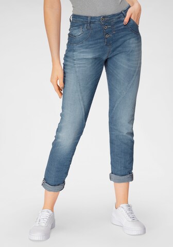 PLEASE Slim fit Jeans in Blue: front