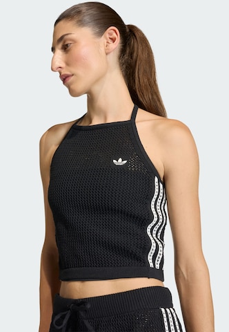 ADIDAS ORIGINALS Stricktop in Schwarz