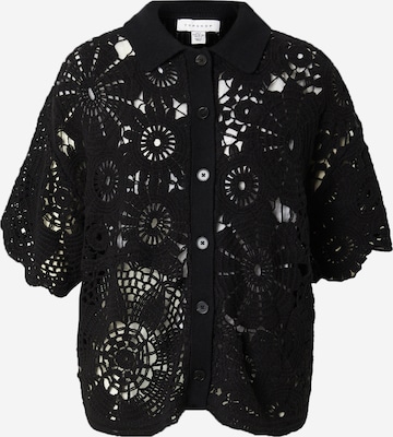 juoda TOPSHOP Kardiganas: priekis