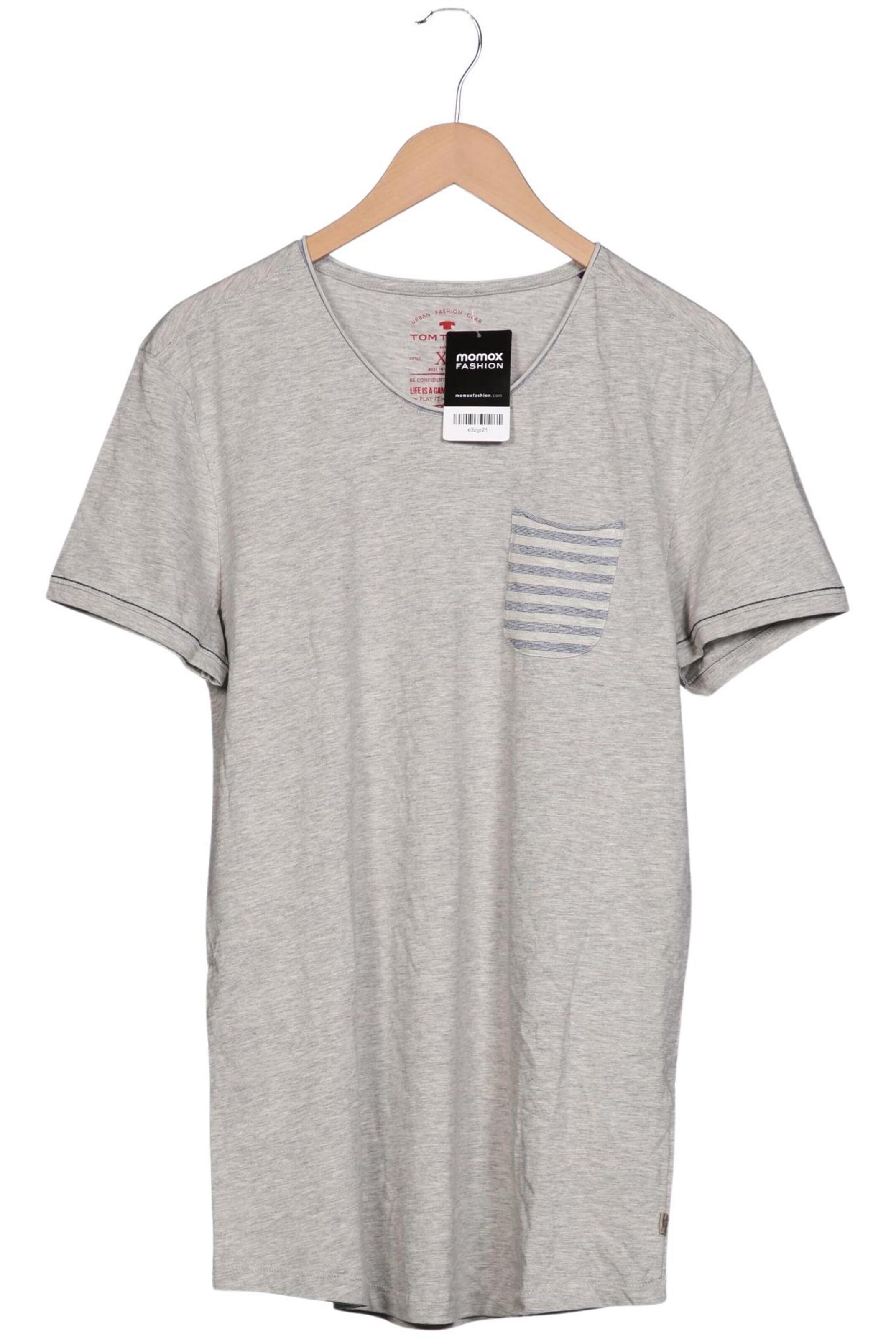 TOM TAILOR DENIM Shirt in XL in Grey: front