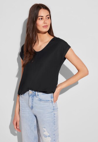 STREET ONE Blouse in Black: front