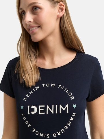 TOM TAILOR DENIM Póló - kék