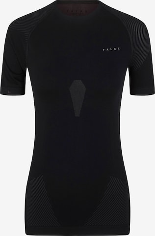 FALKE Base Layer in Schwarz: Vorderseite